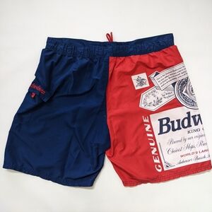 Budweiser lager beer shorts, men's 2XL